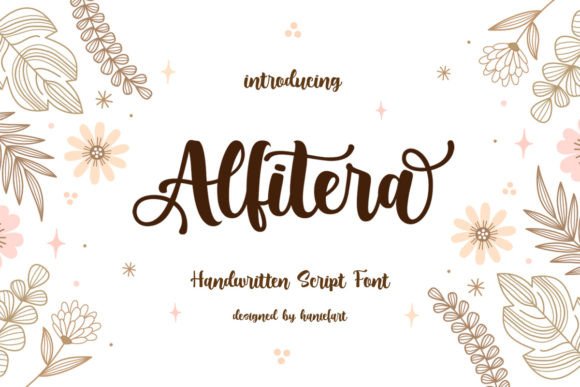 Alfitera Font: Adding Hand-Painted Charm to Brand Identity