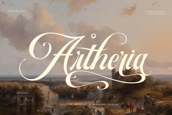 Artheria: A Designer’s Take on This Script Font