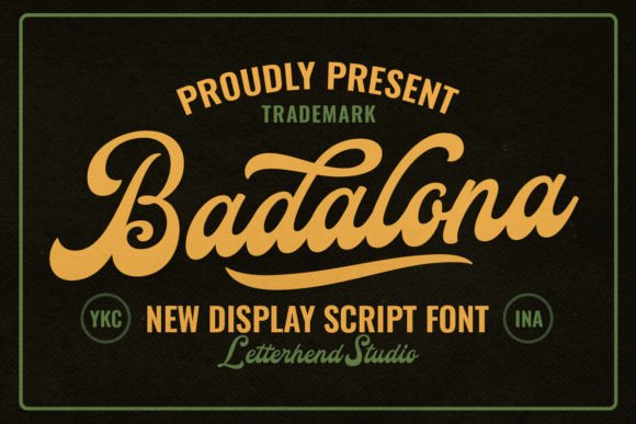 Badalona Font: Elevating Handmade Labels & Signage