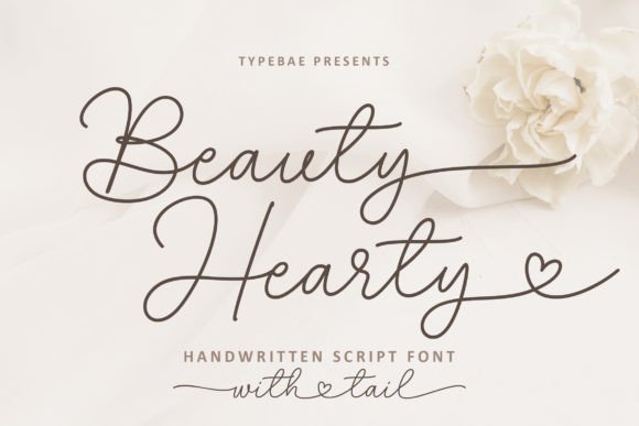 Beauty Hearty: A Script Font That Elevates Small Business Branding