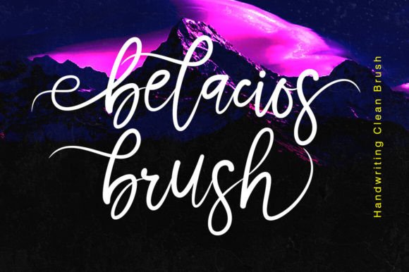 Belacios Brush: A Script Font That Elevates Digital Marketing Visuals