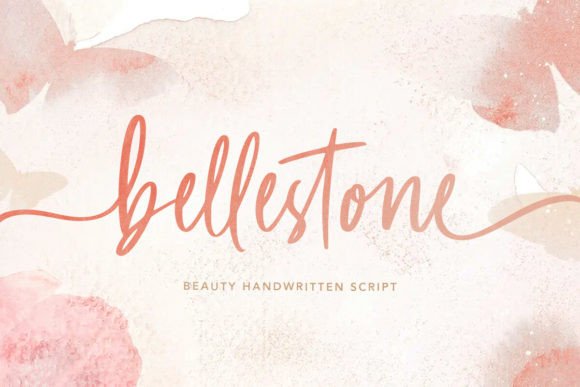 Bellestone Font: Organic Script for Handmade Labels