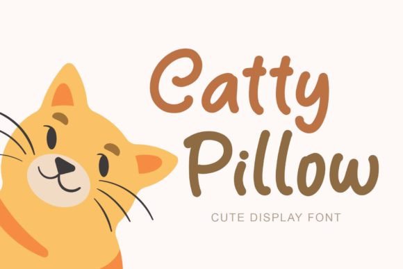 Catty Pillow Font: Playful Typography for Web Design