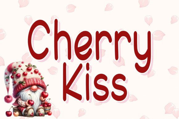 Cherry Kiss: A Sweet Script Font for Crafters & Product Designers