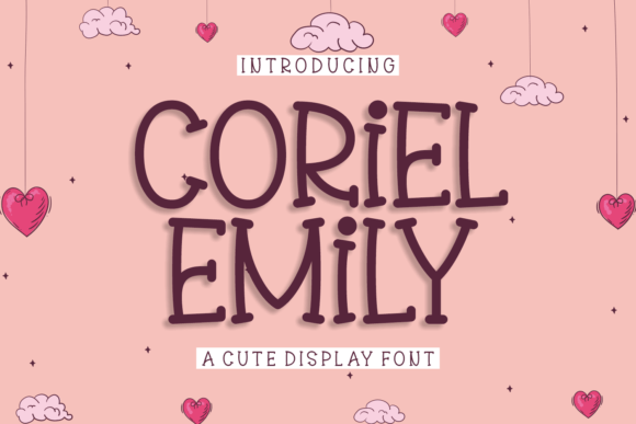 Coriel Emily Font: A Handwritten Typeface for Editorial Warmth