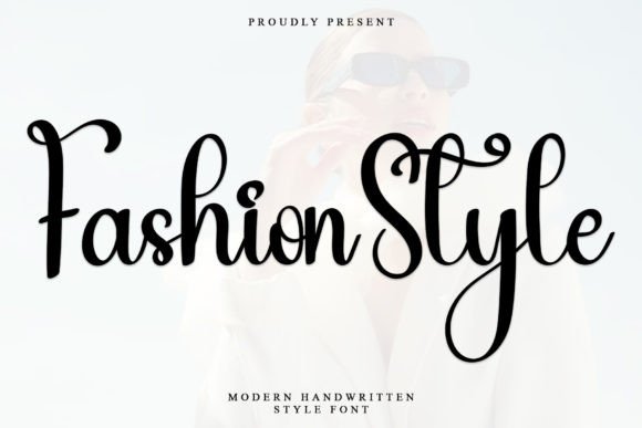 Fashion Style Font: An Elegant Script for Editorial Design