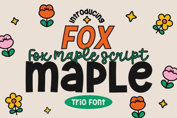 Fox Maple Font: Playful Handwritten Type for Makers
