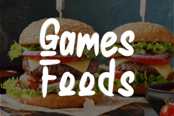 Games Foods Font: Adding Whimsy to Handmade Product Design