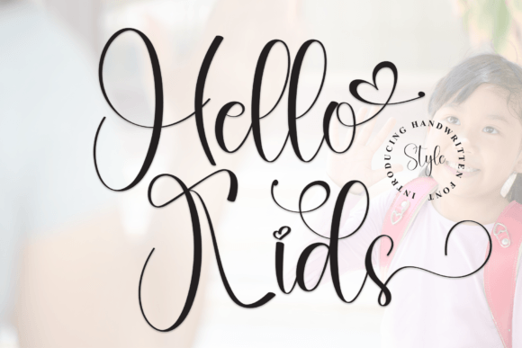 Hello Kids: A Handwritten Font That Brings Charm to Your Crafted Creations