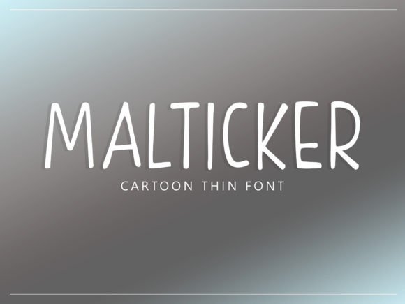 Malticker Font: Adding Whimsy to Small Business Branding