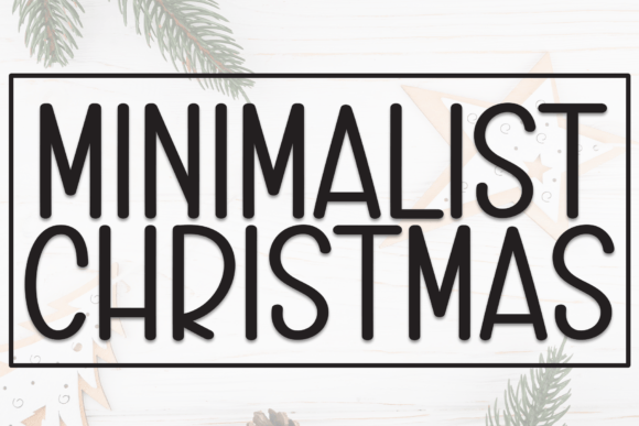 Minimalist Christmas Font: An Editorial Design Review