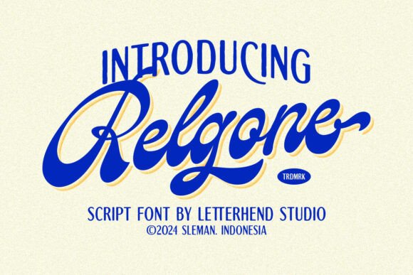 Relgone Font: Elevating Campaign Visuals with Elegant Script