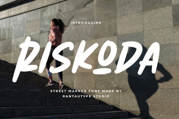 Riskoda: A Bold Script Font for Modern Branding