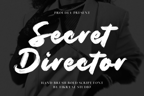 Secret Director Font: Elevating Small Business Branding with Bold Script Elegance
