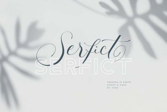 Serfict Font: A Modern Script and Sans Serif Duo