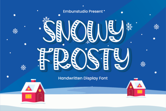 Snowy Frosty Font: Adding Winter Whimsy to Web Design