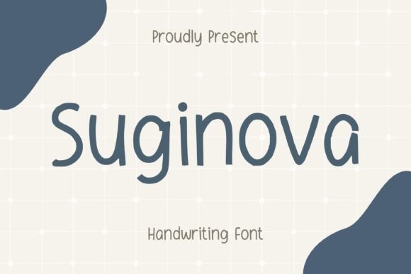 Suginova: A Handwritten Script Font for Modern Editorial Design