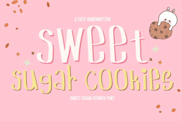 Sweet Sugar Cookies Font for Digital Design
