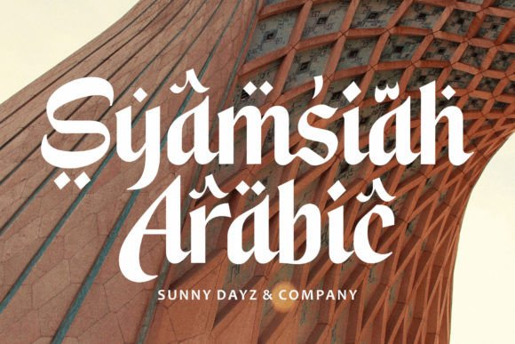 Syamsiah Arabic Font for Elegant Craft Projects